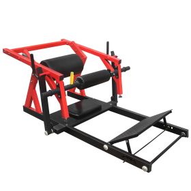 Hip Thrust Machine, Bridge Machine with Weight Holder, Heavy Duty Butt Exercise Equipment for Glute Muscles Building and Butt Shaping, Red Hip Thrust Machine, Bridge Machine with Weight Holder, Heavy Duty Butt Exercise Equipment for Glute Muscles Building and Butt Shaping, Red